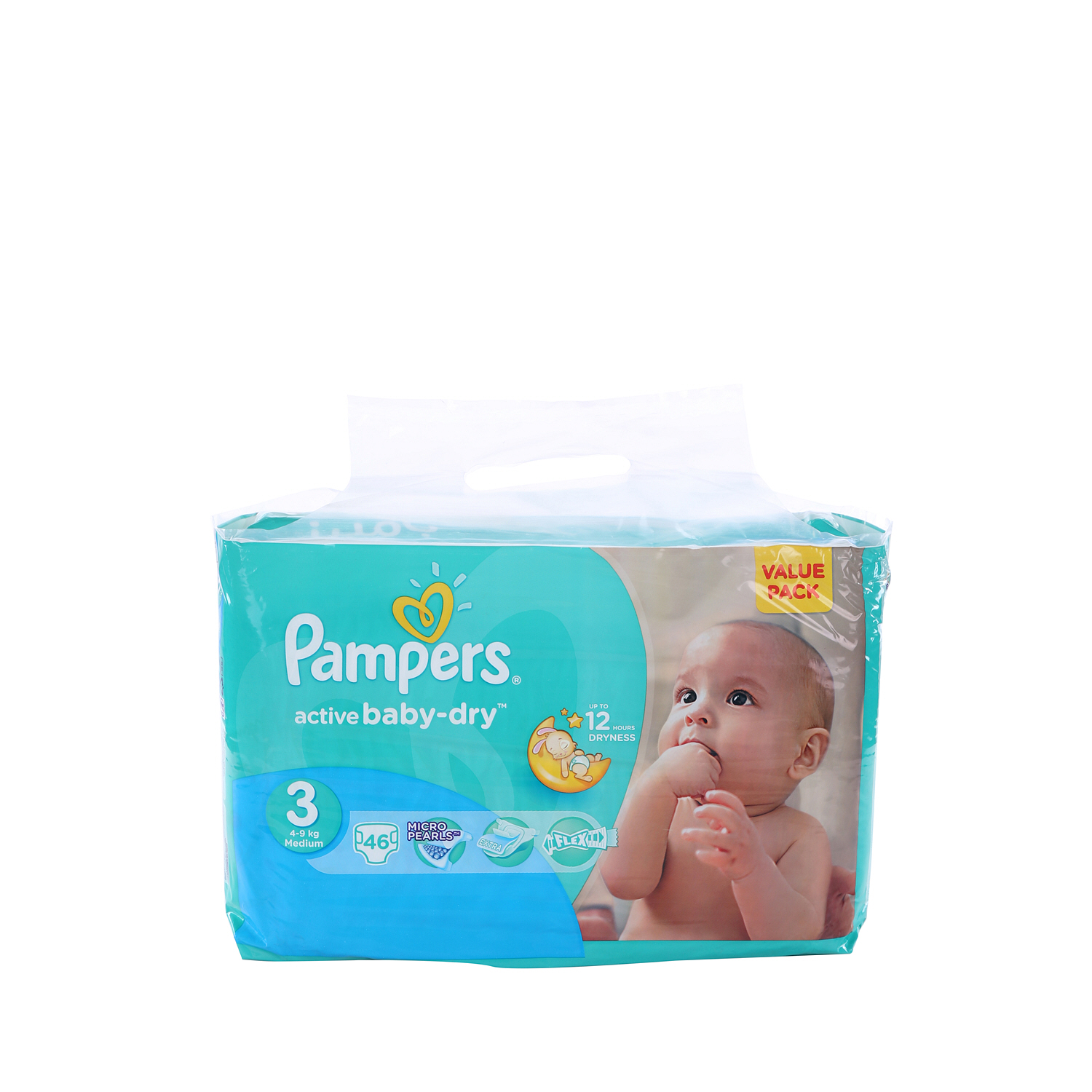 Pampers Active Baby Value Pack Midi 46 Pieces