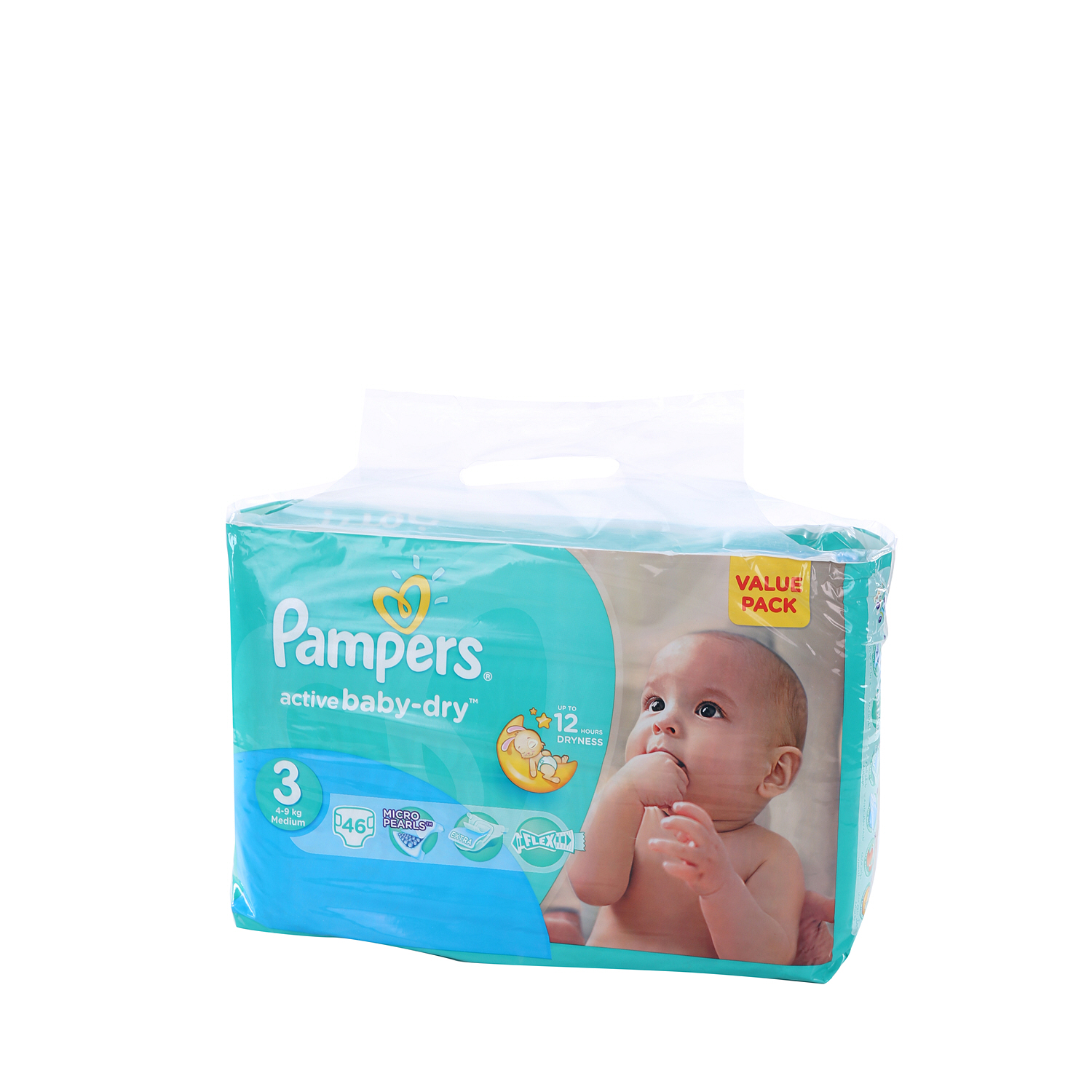 Pampers Active Baby Value Pack Midi 46 Pieces