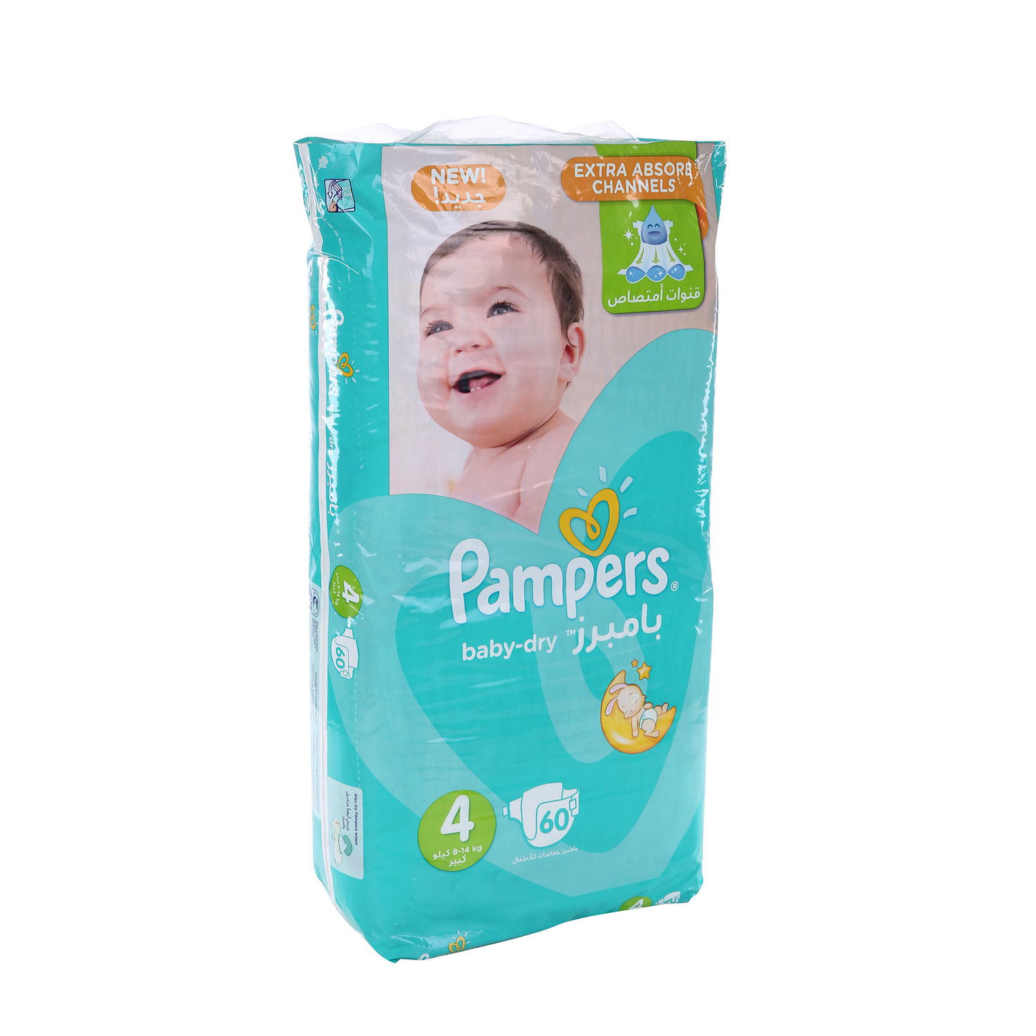 Pampers Baby Dry Jumbo Pack Maxi 60'S