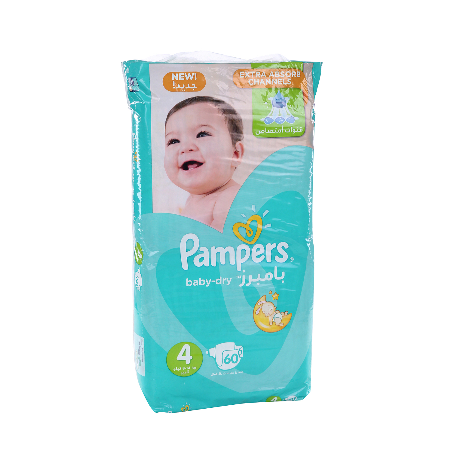 Pampers Baby Dry Jumbo Pack Maxi 60'S