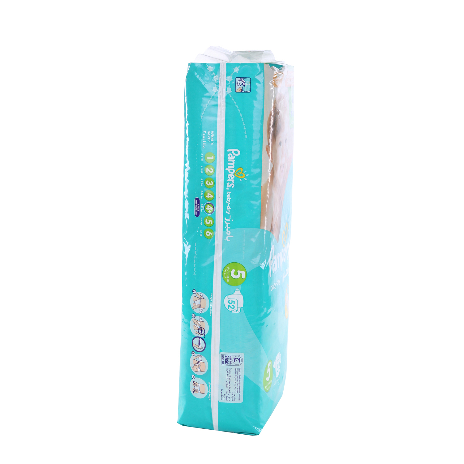 Pampers Baby Dry Jumbo Pack Junior 52 Pack