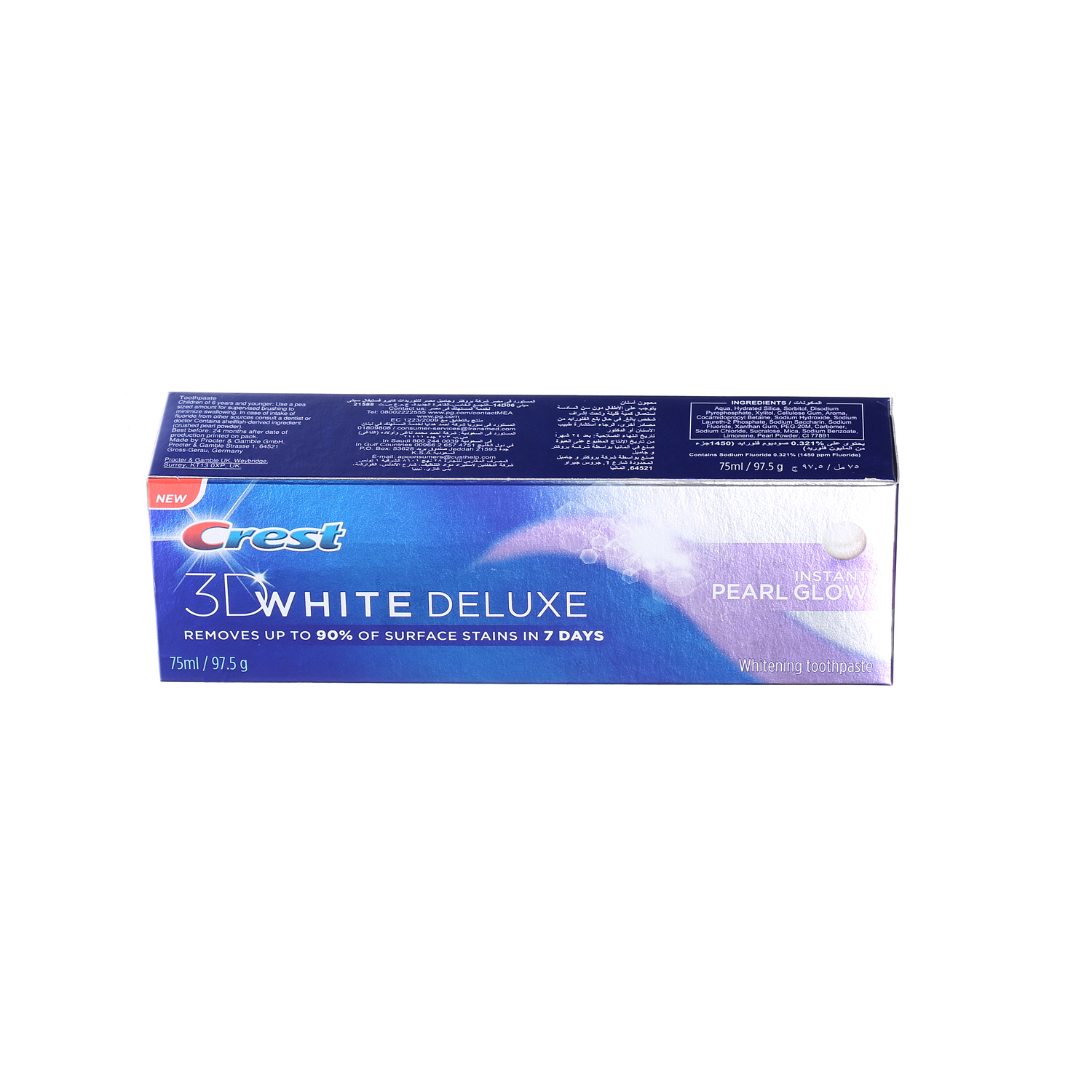 Crest Tooth Paste 3D White Pearl Glow 75 ml