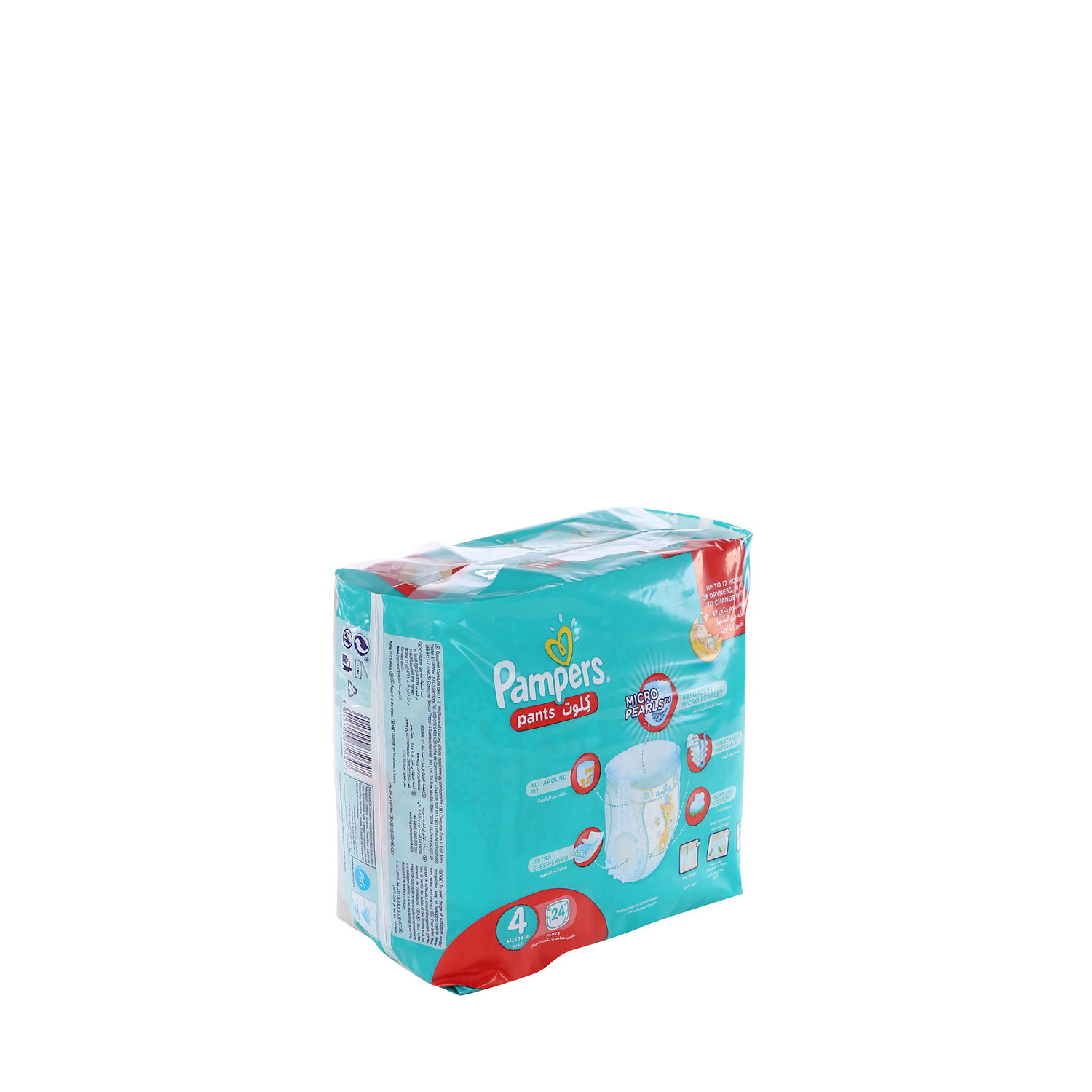 Pampers Pants No.4 Carry Pack 24'S