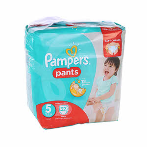 Pampers Pants Size 5 22 Pieces