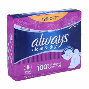 Always Thick Large+ Purple 30pads x 2PCS