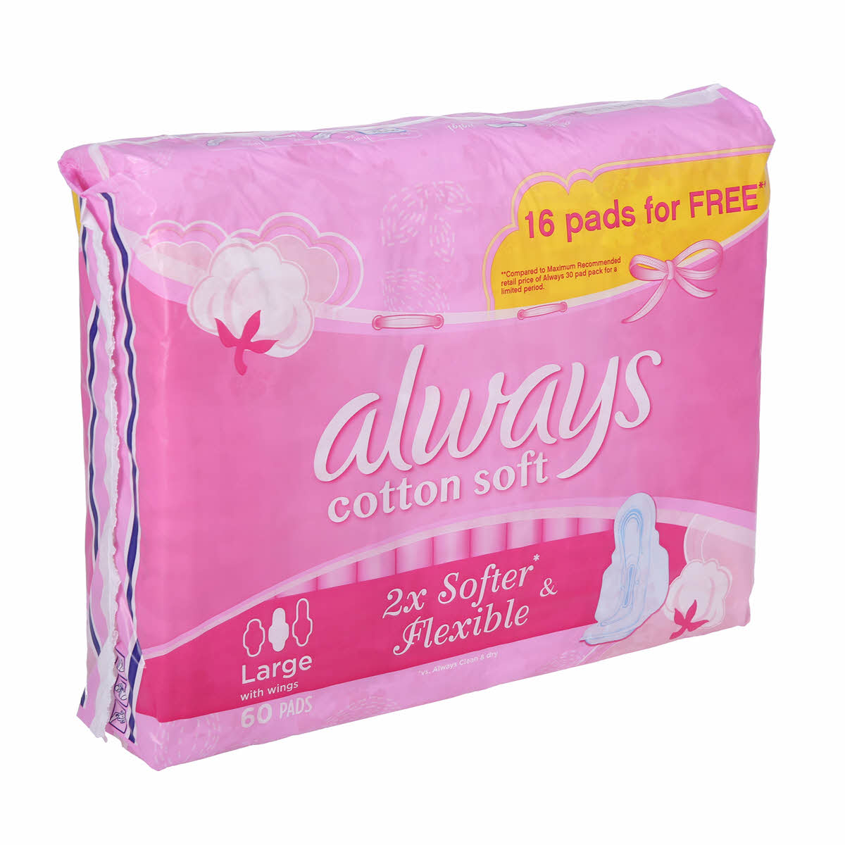 Rectangular Soft Pads Always Breathable Soft Maxi Thick Large Sanitary Pads with Wings 30 ...