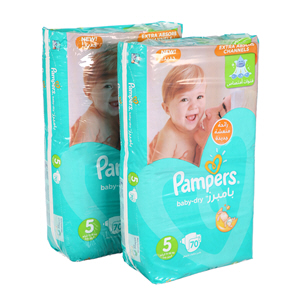 Pampers Active Baby Size 5 2X70'S Offer