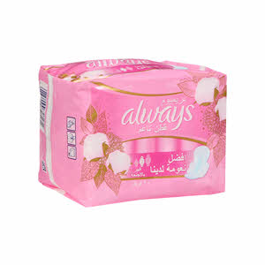 Always Total Protection Large Sanitary Pads (10 Pieces)