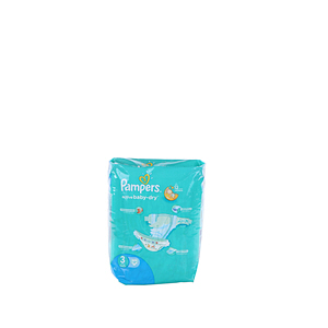 Pampers Baby-Dry Diapers With Aloe Vera Lotion & Leakage Protection, Size 3, For 6-10 kg Baby, Pack of 17
