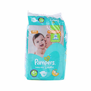 Pampers Baby Dry Pack Junior 15'S