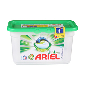 Ariel All in 1 Pods Original Scent Liquid Detergent Capsules 15 Capsules