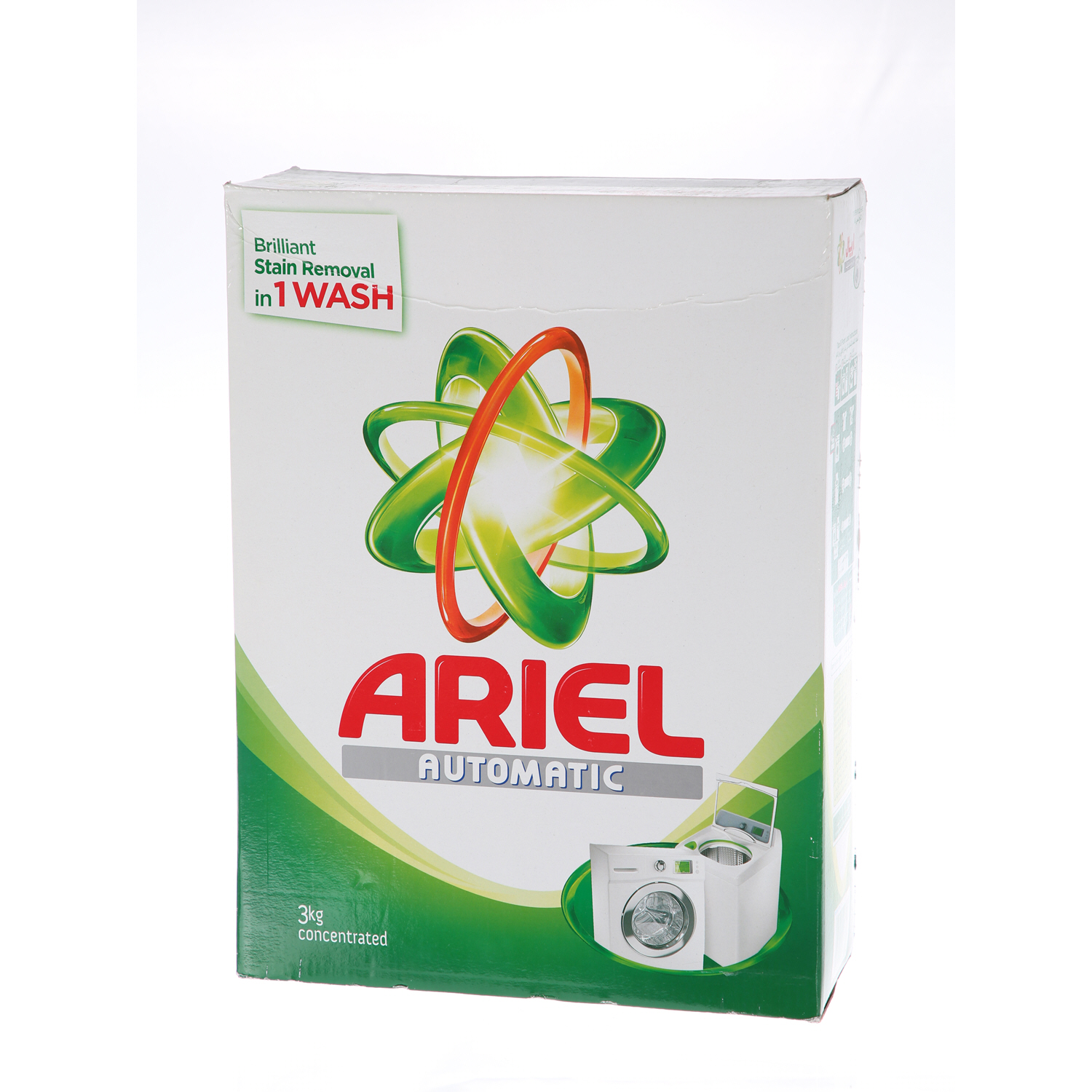 Ariel Detergent Concentrated Green Automatic 3 Kg