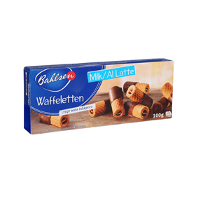 Bahlsens Choco Wafletten With Milk & Latte 100 g