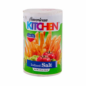 American Kitchen Iodized Salt 26 Oz