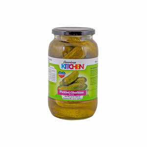 American Kitchen Pickled Gherkins Whole 34Oz