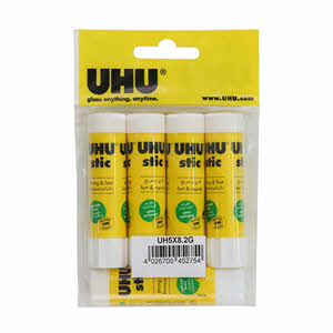 Uhu Glue Stick 5 X 8.2Gm