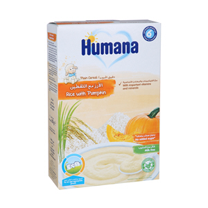 Humana Rice with Pumpkin Plain 200gm | Sharjah Co-operative Society
