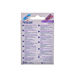 3M Nexcare Sensitive Bandages Barbie Design 20'S