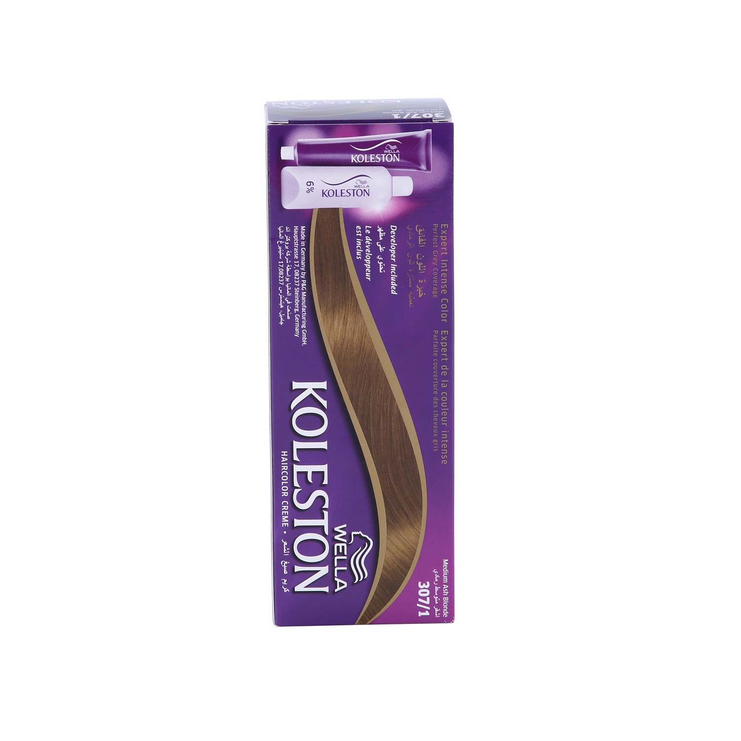 Wella Koleston Intense Hair Color 307/1 Medium Ash Blonde