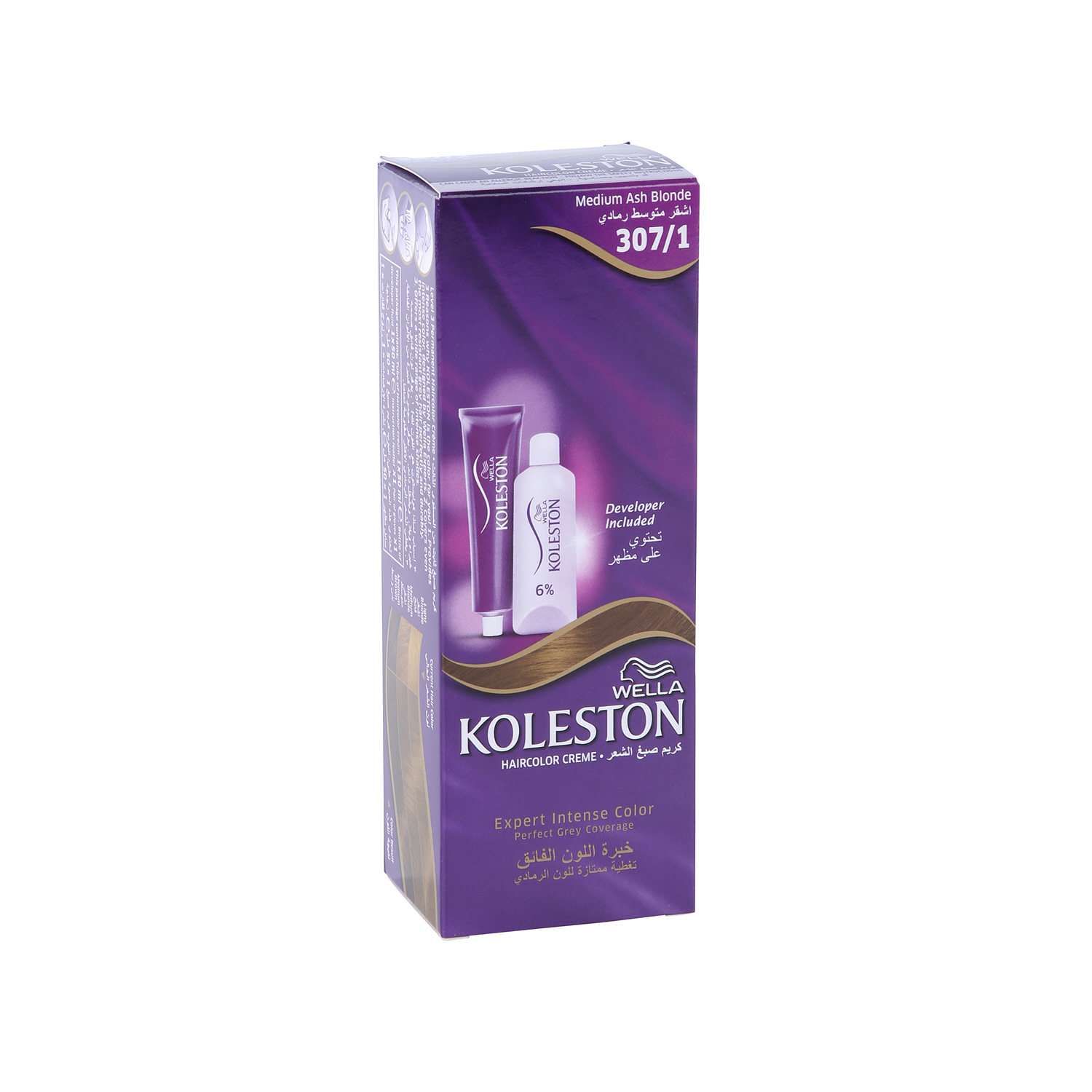 Wella Koleston Intense Hair Color 307/1 Medium Ash Blonde