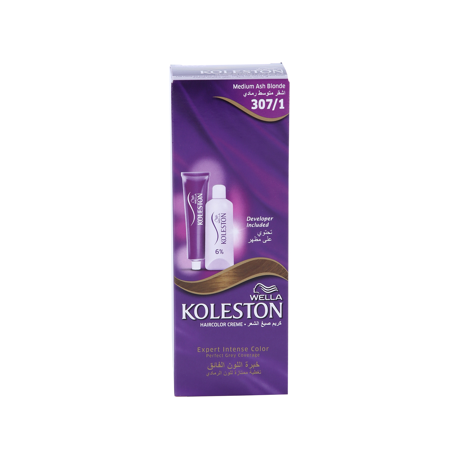 Wella Koleston Intense Hair Color 307/1 Medium Ash Blonde
