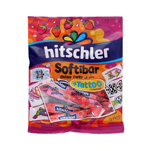 Hitschler Softibar Chewy Candy Tatto 75gm