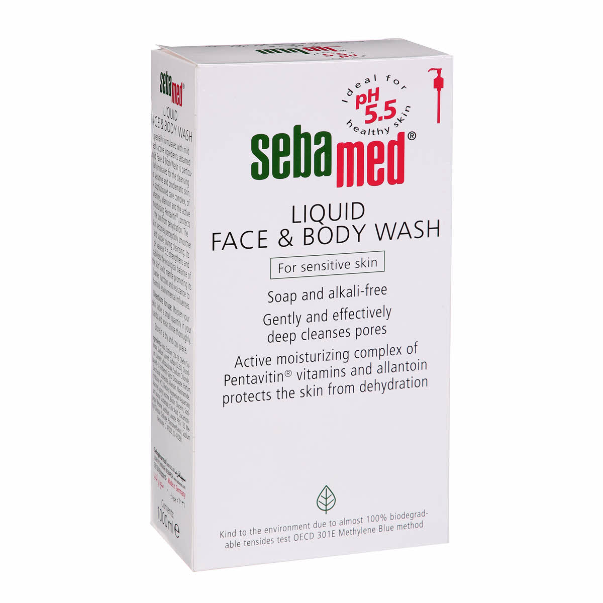 Sebvamed Sebamed Liquid Face&Body Wash 1Ltr | Sharjah Co-operative Society