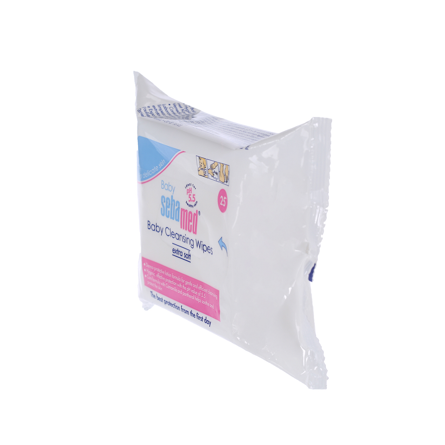 Sebamed Extra Soft Baby Cleansing Wipes White 25 Wipes