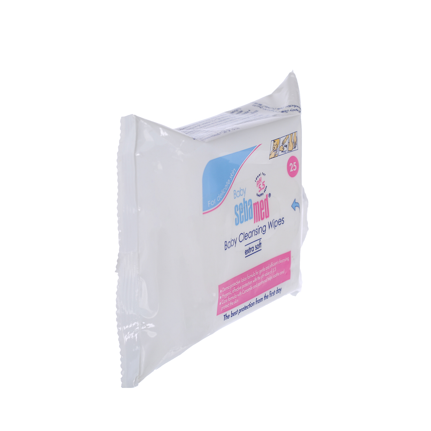 Sebamed Extra Soft Baby Cleansing Wipes White 25 Wipes