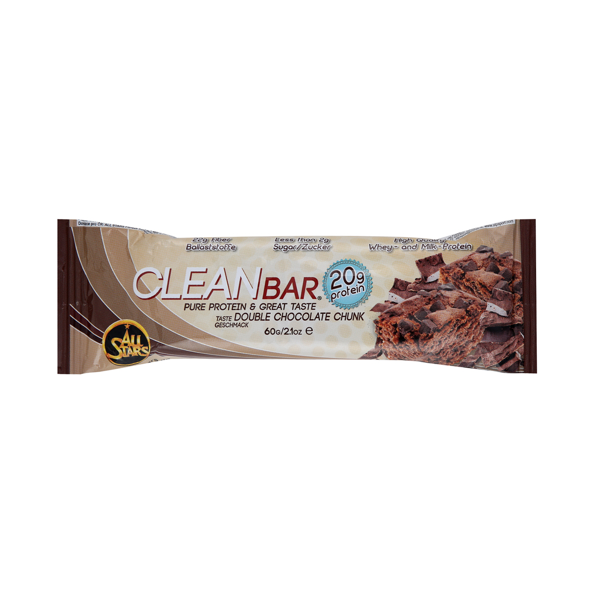 Clean Bar Double Chocolate Chunk 60gm | Sharjah Co-operative Society