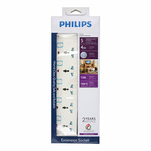 Philips 5 Way Extension 4M