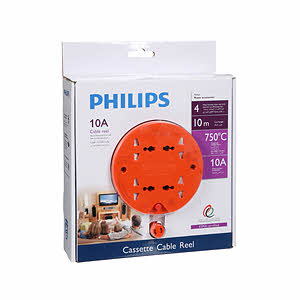 Philips 4 Way Cable Reel 10M
