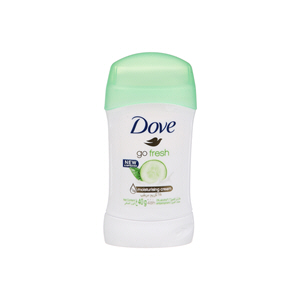 Dove Go Fresh Women's Antiperspirant Deodorant Stick With 48hr Protection Cucumber & Green Tea Alcohol Free Antiperspirant With ¼ Moisturising Cream 40 g