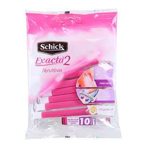 Schick Exacta 2 Sensitive Razor Pink 10 Razor