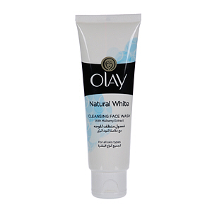 Olay Natural White Cleansing Face Wash with Mulberry Extract 100ml