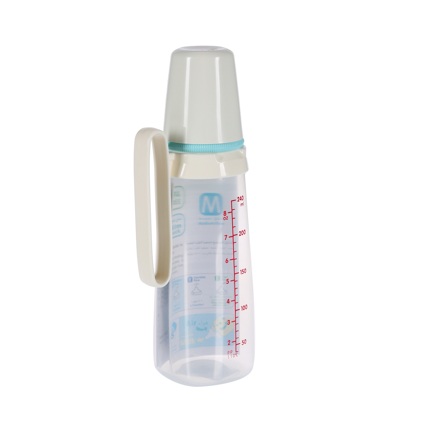 Pigeon Feeding Bottle With Handle 26008 Clear 240 ml