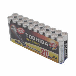 Toshiba Alkaline Battery AAA 20s