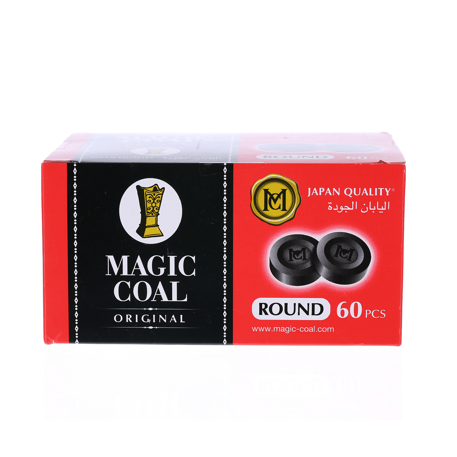 Magic Coal Charcoal Round 60PCS