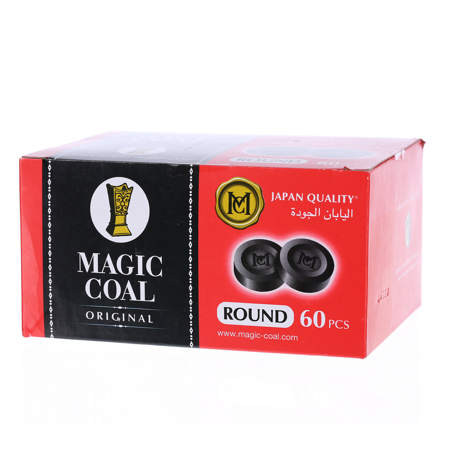 Magic Coal Charcoal Round 60PCS