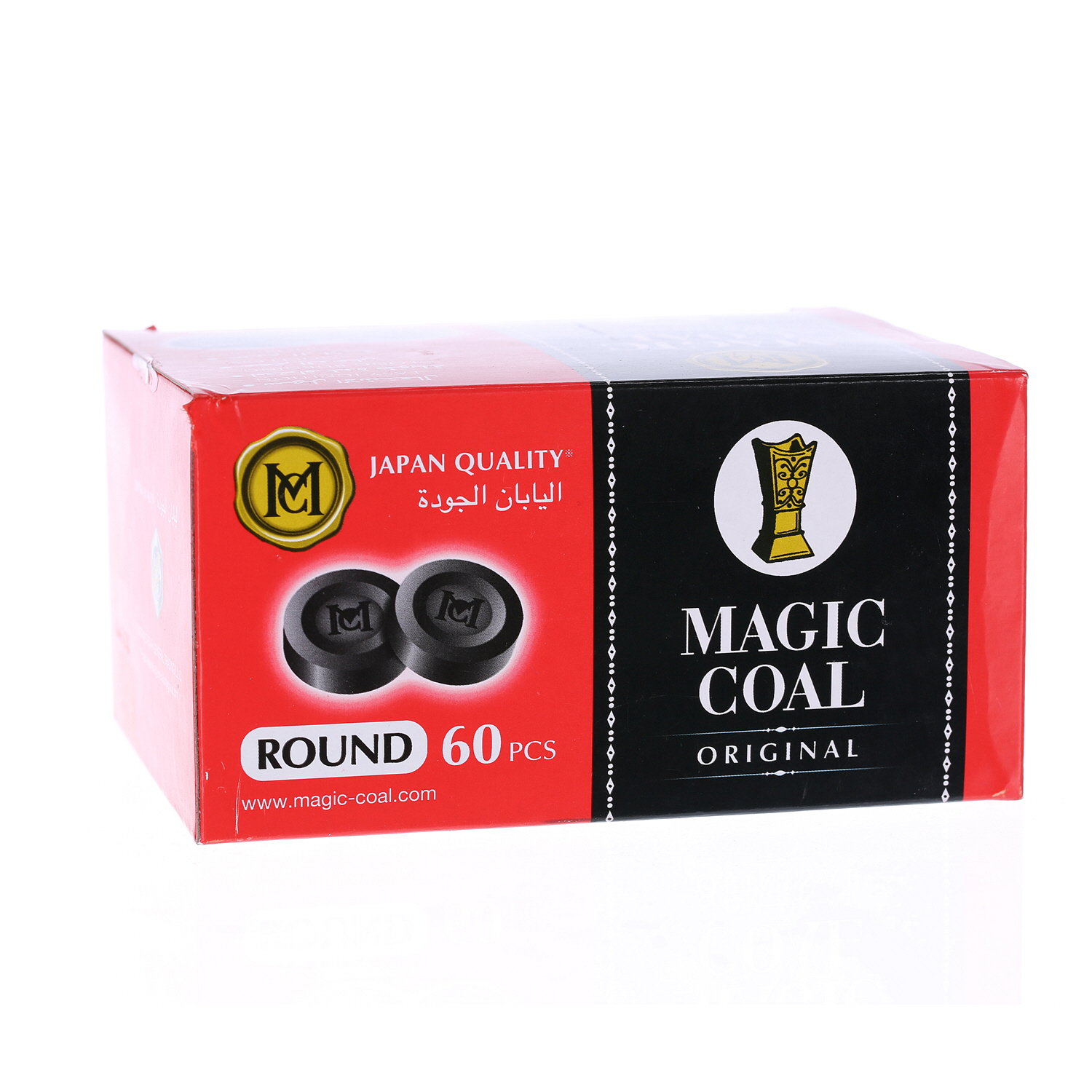 Magic Coal Charcoal Round 60PCS