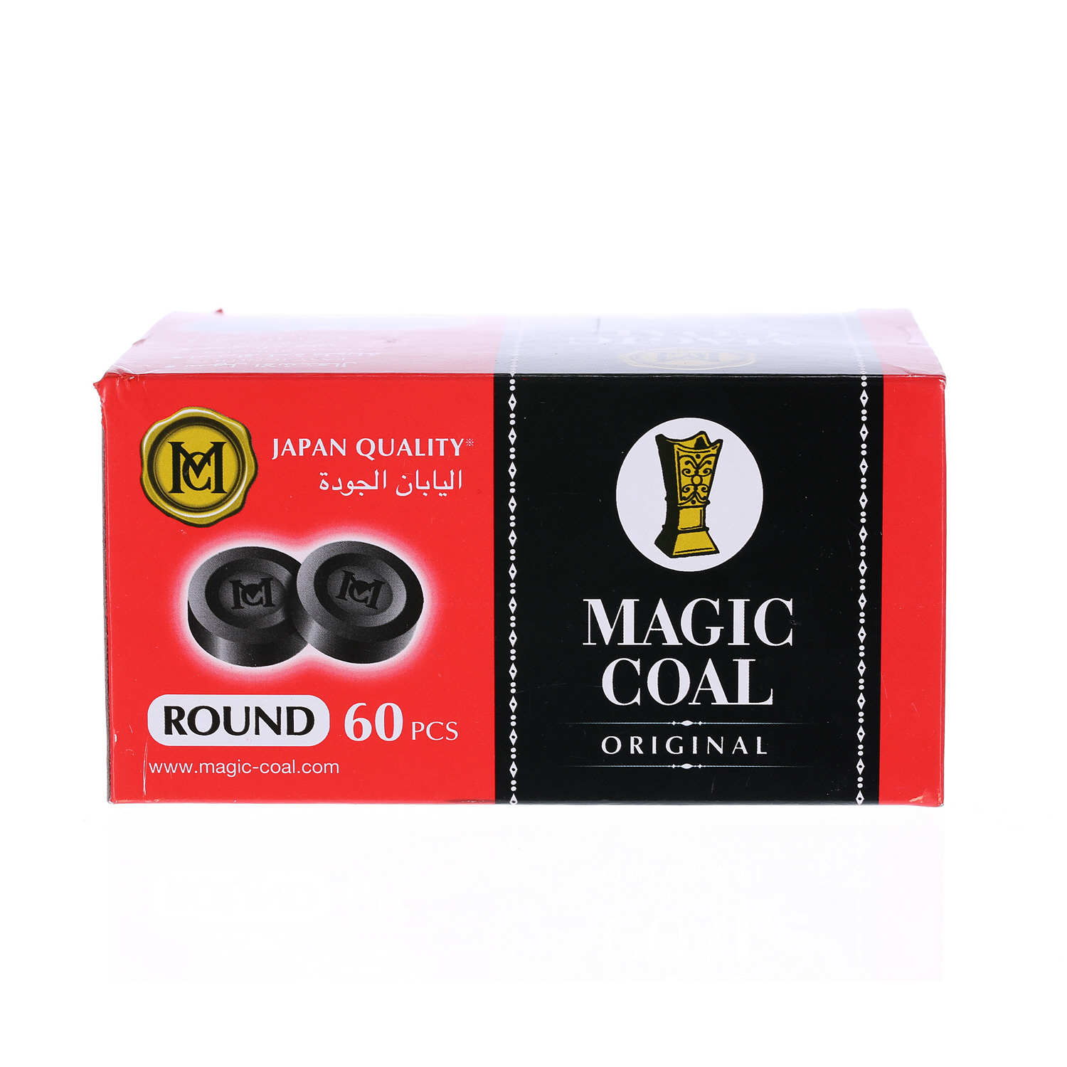 Magic Coal Charcoal Round 60PCS