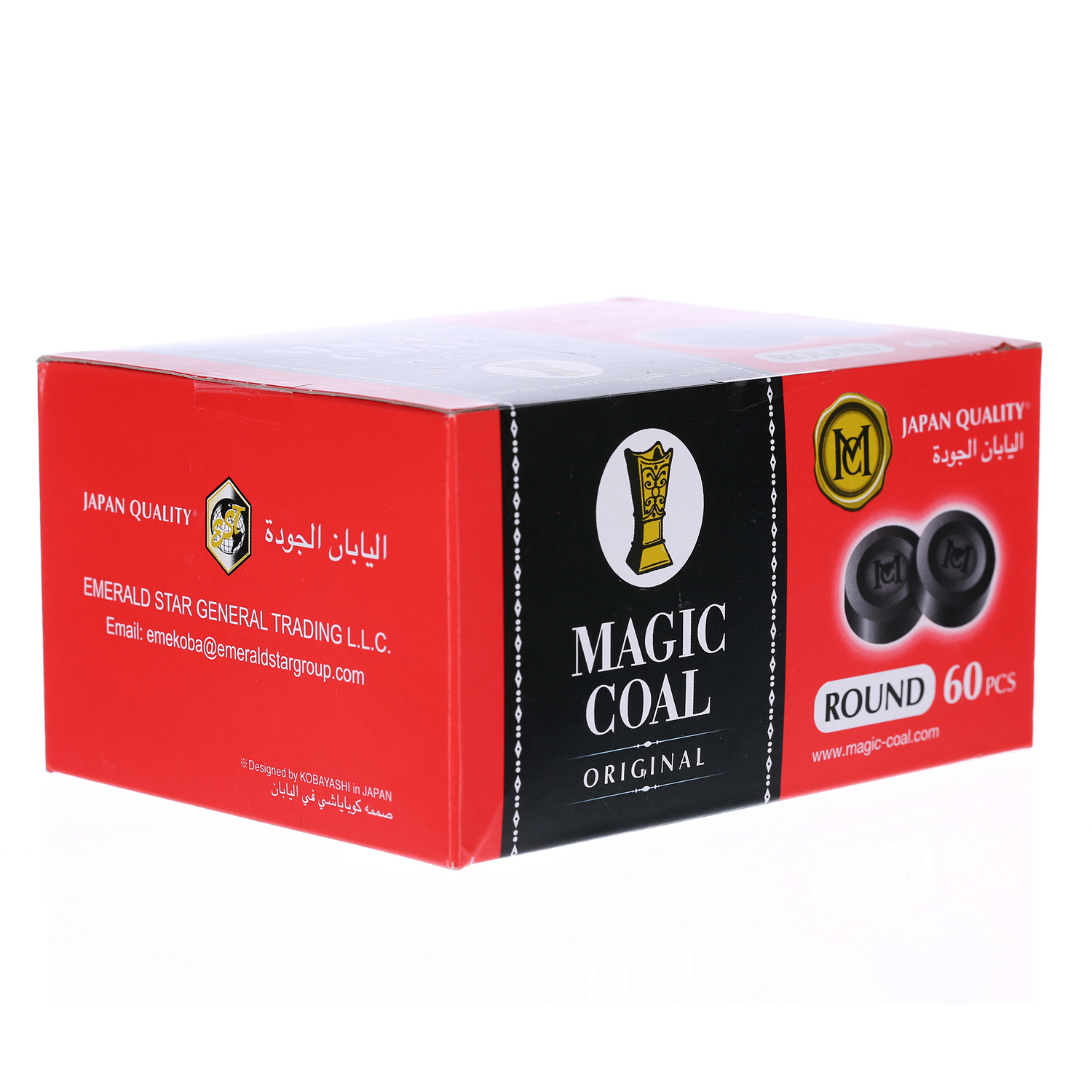 Magic Coal Charcoal Round 60PCS | Sharjah Co-operative Society