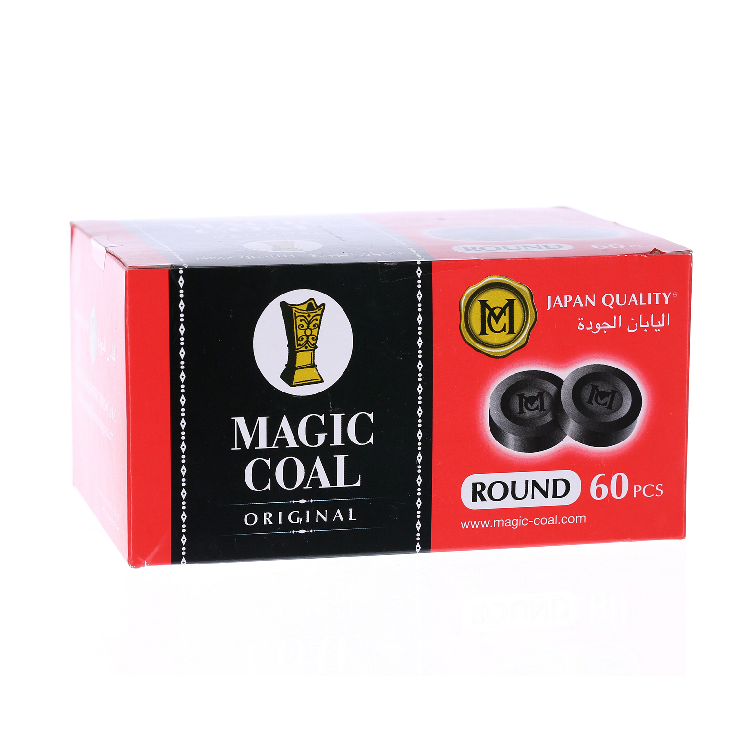 Magic Coal Charcoal Round 60PCS