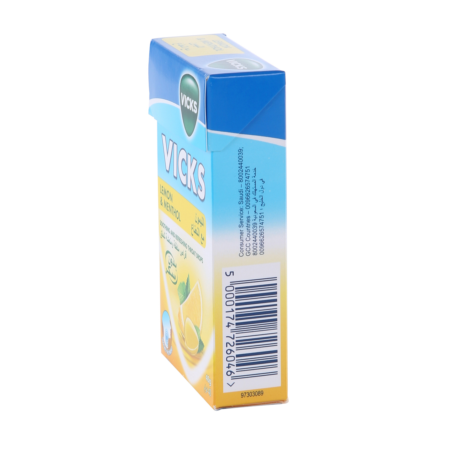 Vicks C Drops Lemon 40gm