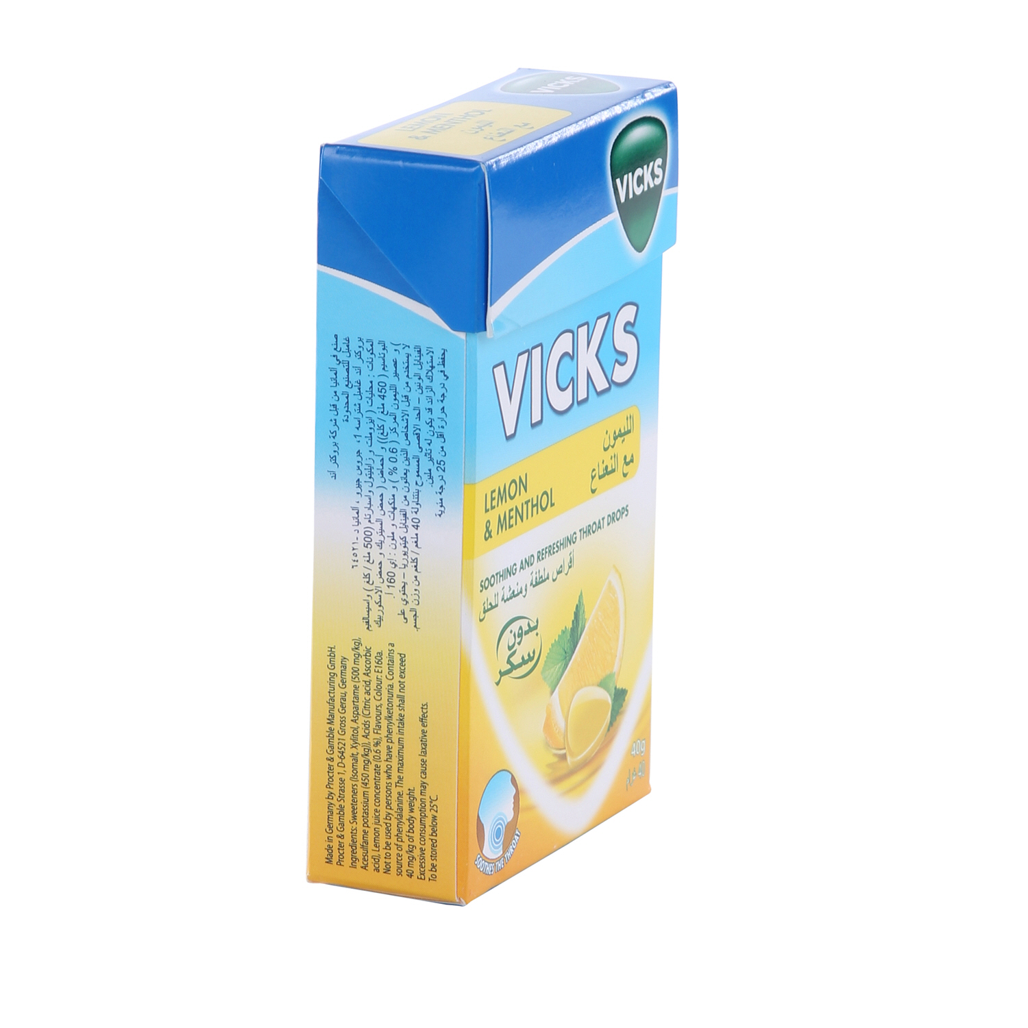 Vicks C Drops Lemon 40gm