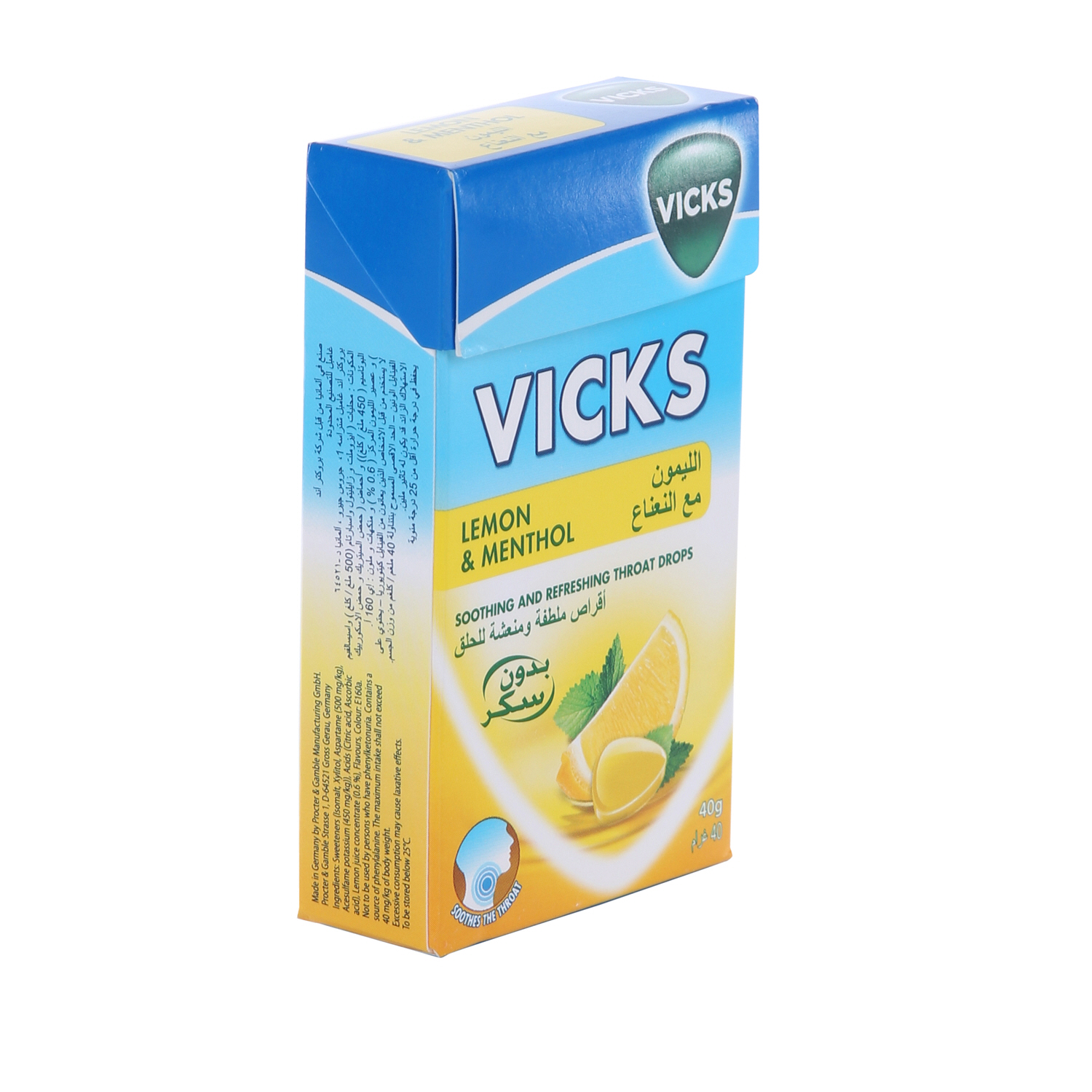 Vicks C Drops Lemon 40gm