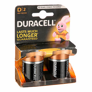 Duracell Battery Basic Ds 2PCS