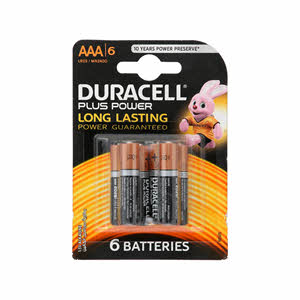 Duracell Duracell Plus Power Aaa 6