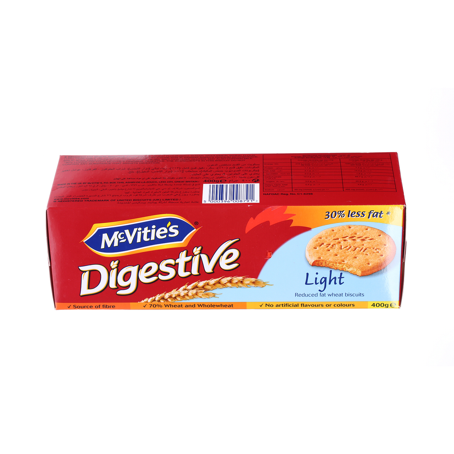 Mcvities Digestive Light Biscuits 400 g