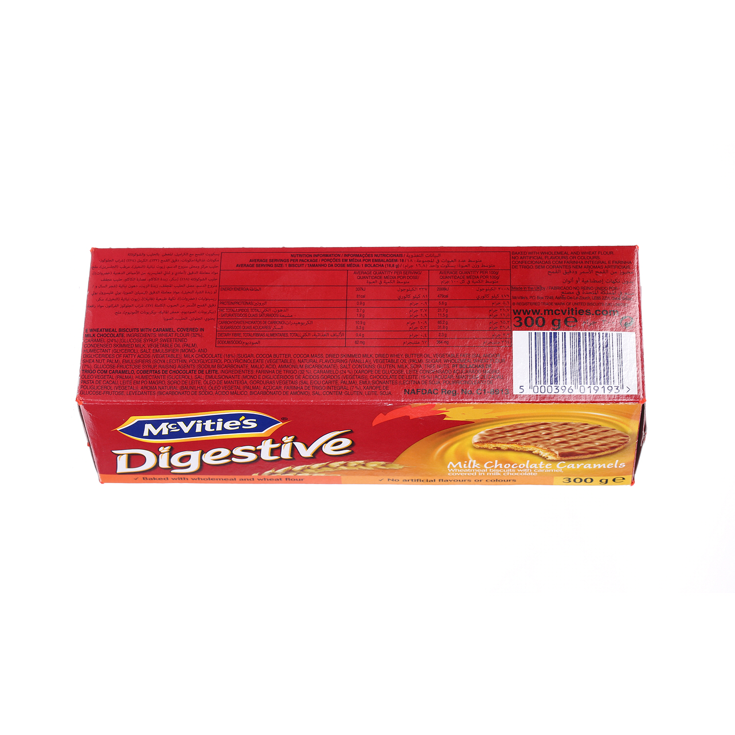 Mcvities Milk Chocolate Caramels Biscuits 300 g